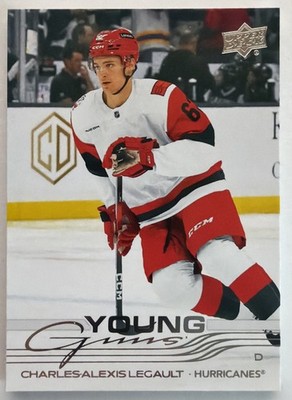 2025-26 Upper Deck 2 Charles-Alexis Legault Young Guns #454 Carolina Hurricanes