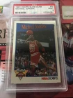 Michael Jordan 1991 Hoops Slam dunk #IV PSA 9 (another card)
