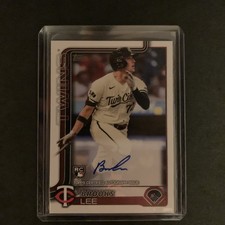 2025 Topps Series 1 - Brooks Lee Real One Auto Rookie Card Twins RC