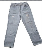 Vintage Levi's 512 Slim Fit Straight Leg Jeans Boys 14 Reg Light Wash Made in...