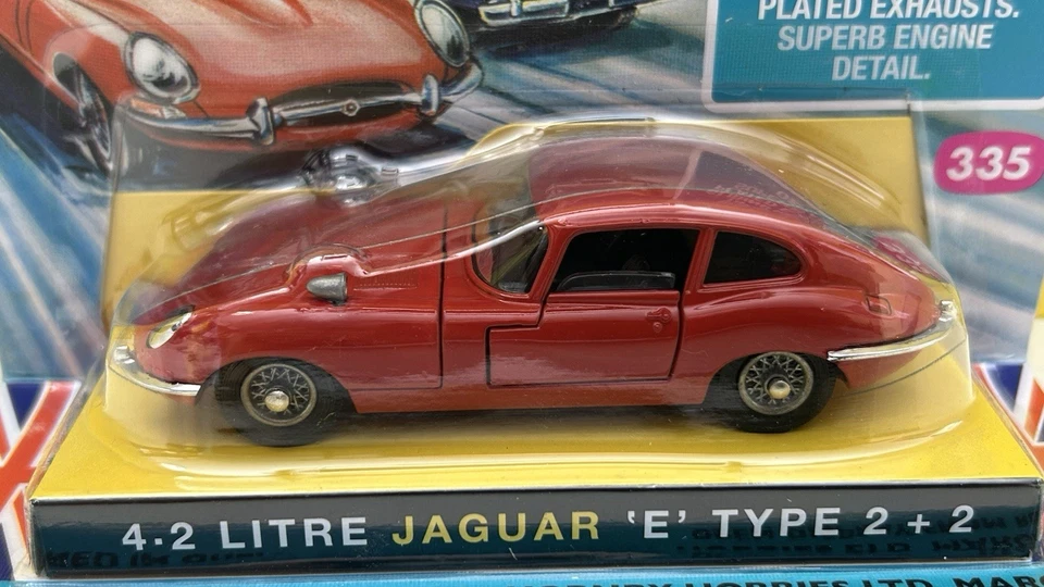 CORGI TOYS 335 CLUB ISSUE 4.2 LITRE JAGUAR E TYPE 2+2 RED / BRAND NEW - Image 4 of 4