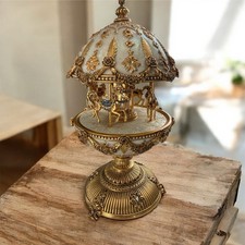 Franklin Mint Fabergé Imperial Carousel Egg –Limited Edition  Musical  24K Gold