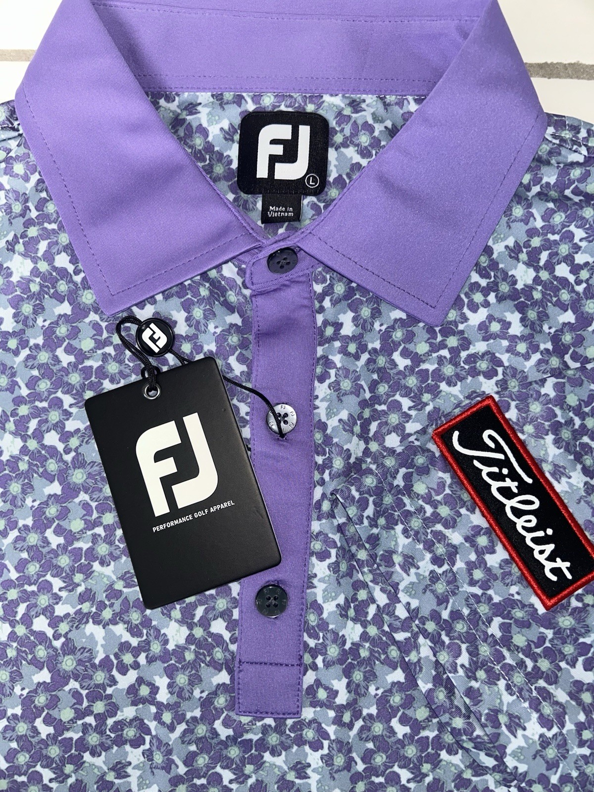 Shirt Mens Large Regular Fit Lavender Floral