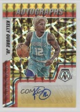 2021-22 Panini Mosaic Choice Fusion Red & Yellow Prizm Kelly Oubre Jr Auto 17hw