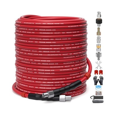 Sewer Jetter Kit for Pressure Washer   200ft Water Jet Drain Cleaning Hose
