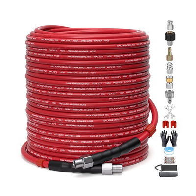 #ad #ad Sewer Jetter Kit for Pressure Washer – 200ft Water Jet Drain Cleaning Hose $143.80