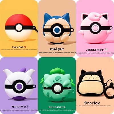 AirPods Silicone Protective Poké Ball pokemon Case For AirPods 4 / AirPods Pro 3