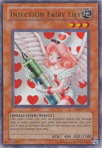 Injection Fairy Lily DB2-EN171 YuGiOh Dark Beginning 2 card