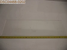 QTY = 3: Rectangle Plastic Shelf, 24" x 7" Plastic Sheet