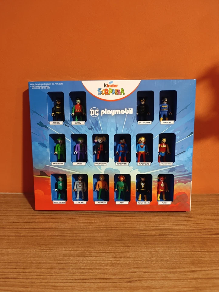 Playmobil colección completa huevos Kinder DC - Imagen 4 de 4