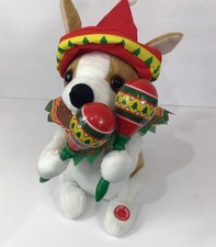 Hug Me Animated 11" Mariachi Puppy Chihuahua Sings La Macarena