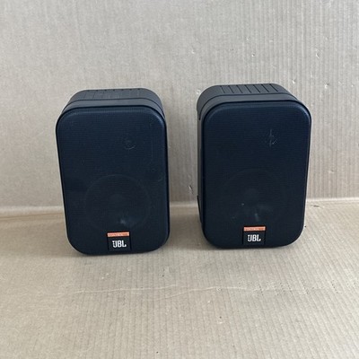 JBL Control 1 Bookshelf Speaker Pair Great Condition (2 Speakers) Tested-Works