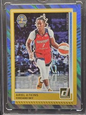 Ariel Atkins #74 - 2025 Panini Donruss WNBA LIGHT BLUE LAVA PARALLEL /75 SKY