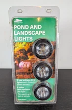 Smartpond 52291 Pond & Landscape Lights, 3-pk LV LED 4 Color Lens - Package Wear