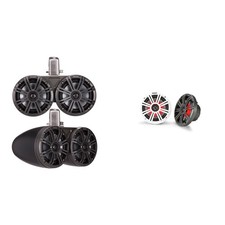 Kicker Marine Audio, Tower Speaker 6.5" Loaded Enclosure and In-Boat 6.5" Coa...