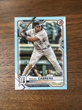 Miguel Cabrera 2021 Bowman Sky Blue /499 TIGERS