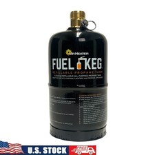Refillable 1lb Propane Tank Keg Portable Eco Friendly Camping Grill Fuel New