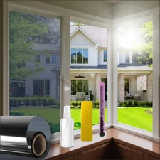 One Way Window Privacy Film, Daytime Mirror Reflective Window Tint for Home, ...