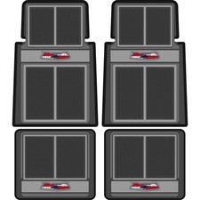 1955-57 Chevy Bel Air 150 210 Floor Mat Set With Chevrolet Crest Front Rear 1955-57 Chevy Bel Air 150 210 Floor Mat Set With Chevrolet Crest Front Rear