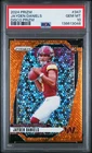 2024 PANINI PRIZM DISCO PRIZM #347 JAYDEN DANIELS ROOKIE RC PSA 10