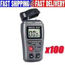 Digital LCD Wood Moisture Meter Detector Tester Wood Firewood Paper Cardboard