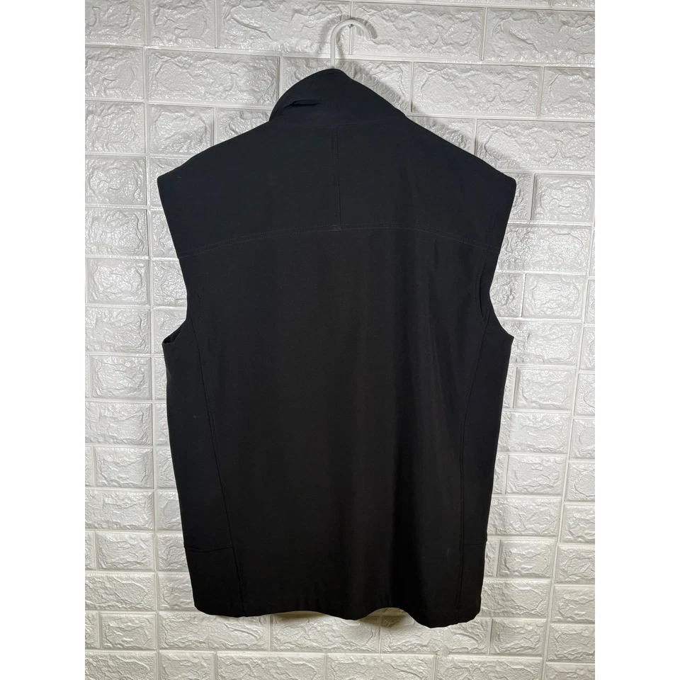 Snozu Mens Vest Size Large  Black Full Zip Sleeveless Jacket Coat Outerwear - Image 3 of 4