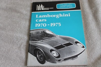 Lamborghini Marzal Espada Countach Jarama Miura Urraco Data Road Tests Buch (GM)