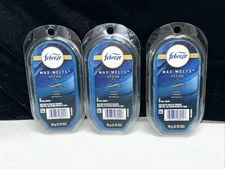 3 PACK Febreze OCEAN Wax Melts Air Freshener 18 TOTAL FREE SHIP