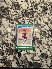 2024 Panini Donruss - Rated Rookie J.J. McCarthy #303 Green Autographs (AU, RC)