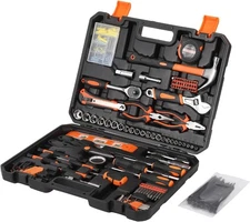 Heavy Duty 247-PC Hand Tool Set for Car Repair Home DIY with Organized Toolbox