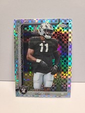 2025 Topps Chrome Football Jeremy Chinn X-fractor Las Vegas Raiders Card #184