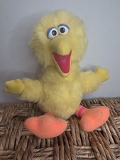 Big Bird 1986 Sesame Street Plush 13 Muppets Doll Playskool USA Vintage
