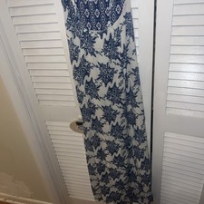 Anthropologie Flying Tomato Sleeveless Embroidered sunDress Small maxi Festival