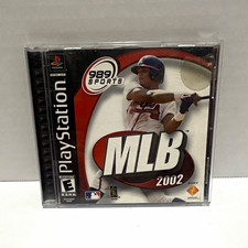 989 Sports MLB 2002 (Sony PlayStation 1) E 2002 Baseball Case & Manual