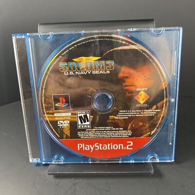 SOCOM 3: U.S. Navy SEALs (Sony PlayStation 2, 2005) Loose GH - Good