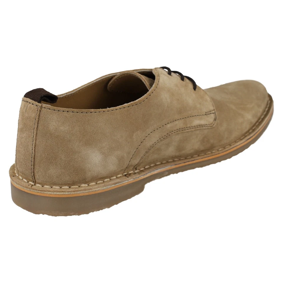 Hombre Ikon Casual con Cordones Ante Leather Zapatos Benjamin - Imagen 2 de 4