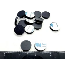Round Stick on Rubber Feet Bumpers 3/16" Thick x 3/4" Round 3M Spacer Foot Pads