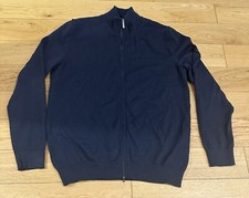 Giesswein Herren Strickjacke Gr 52 Wolle Cardigan Reißverschluss Winter Übergang