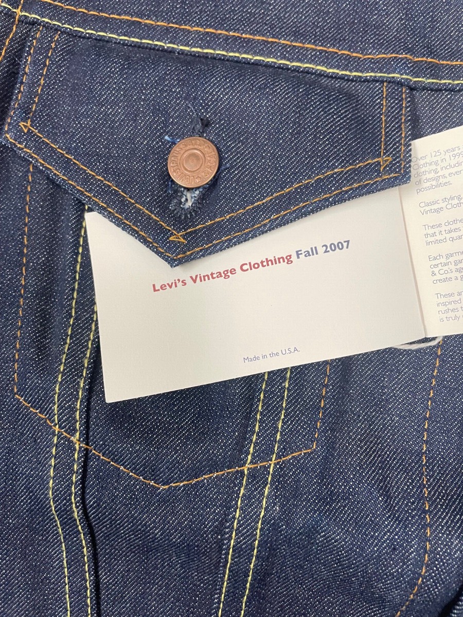 Levi's Vintage Clothing LVC 1967 Type 111 Deadstock Jacket USA