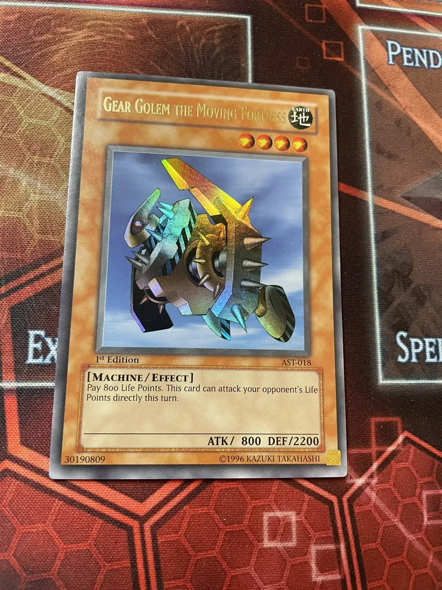 Yugioh! Gear Golem the Moving Fortress AST-018 Ultra Rare 1st Edition NM