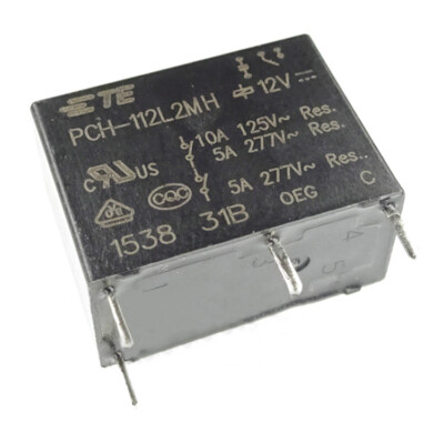 1PCS TE PCH-112L2MH 12VDC Power Relays 5A 277VAC  4Pins SPST