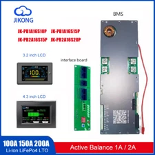 JK Smart Inverter BMS 8S-16S 100A-200A Li-ion LiFePo4 Family Energy Storage lot