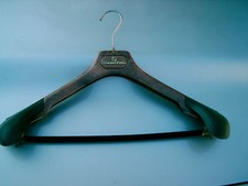 Brown Clothes Hanger MARKED Sartozi NICE ITEM Velvet cross bar