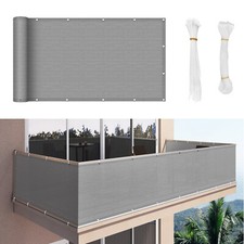 Image of 5M Privacy Screen for Balcony Garden Screen Fence Cover Balcony UV Protection