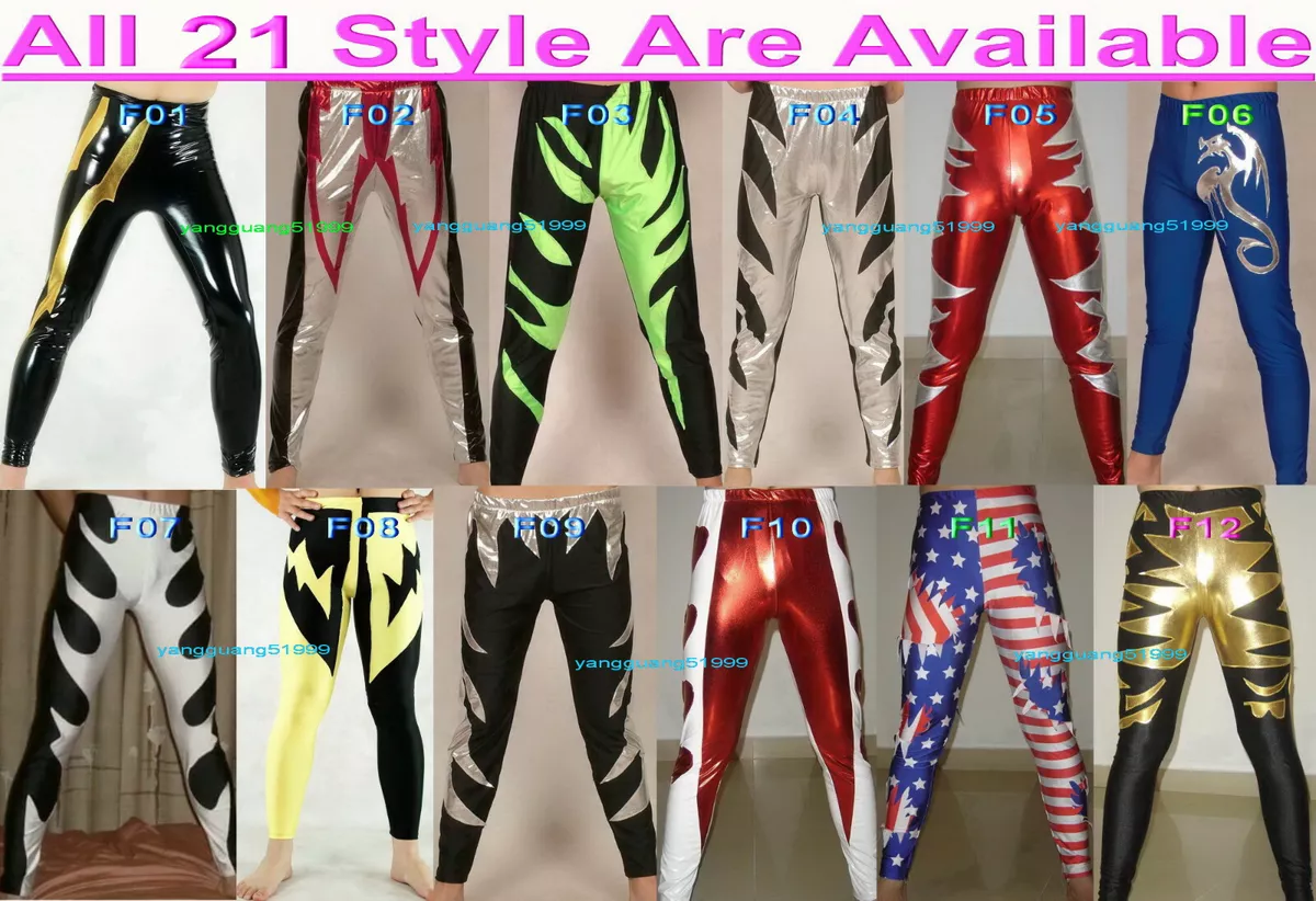 Unisex Wrestling Pants Trousers 45 Style Spandex Women Men Tights