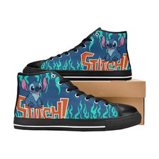Custom Stitch High Tops Sneaker Canvas Women Shoes