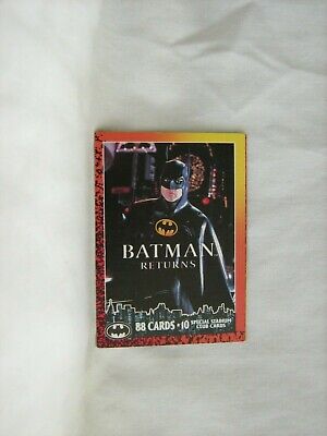 Batman Returns 1992 Topps Trading Card Set of 88 Excellent | eBay
