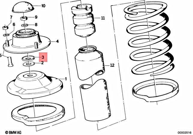 Genuine BMW MINI M3 M5 X1 X3 Z1 Z3 M Dust Protection Collar