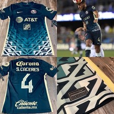Club America Aguilas Mexico Futbol Soccer Nike New Caceres Jersey Small Size