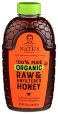 Nature Nate'S 100 Pure Raw And Unfiltered Organic Honey 32 Oz